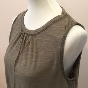 * SOLD * Stylish olive tank